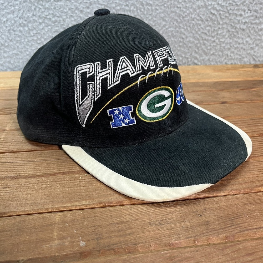 Vintage Green Bay Packers Hat Adult Black Snapback Sports Specialities Pro Line - Picture 3 of 11